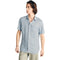 Faherty 01. MENS APPAREL - MENS SS SHIRTS - MENS SS BUTTON UP Short-Sleeve Palma Linen Shirt BBV BLUE BASKETWEAVE