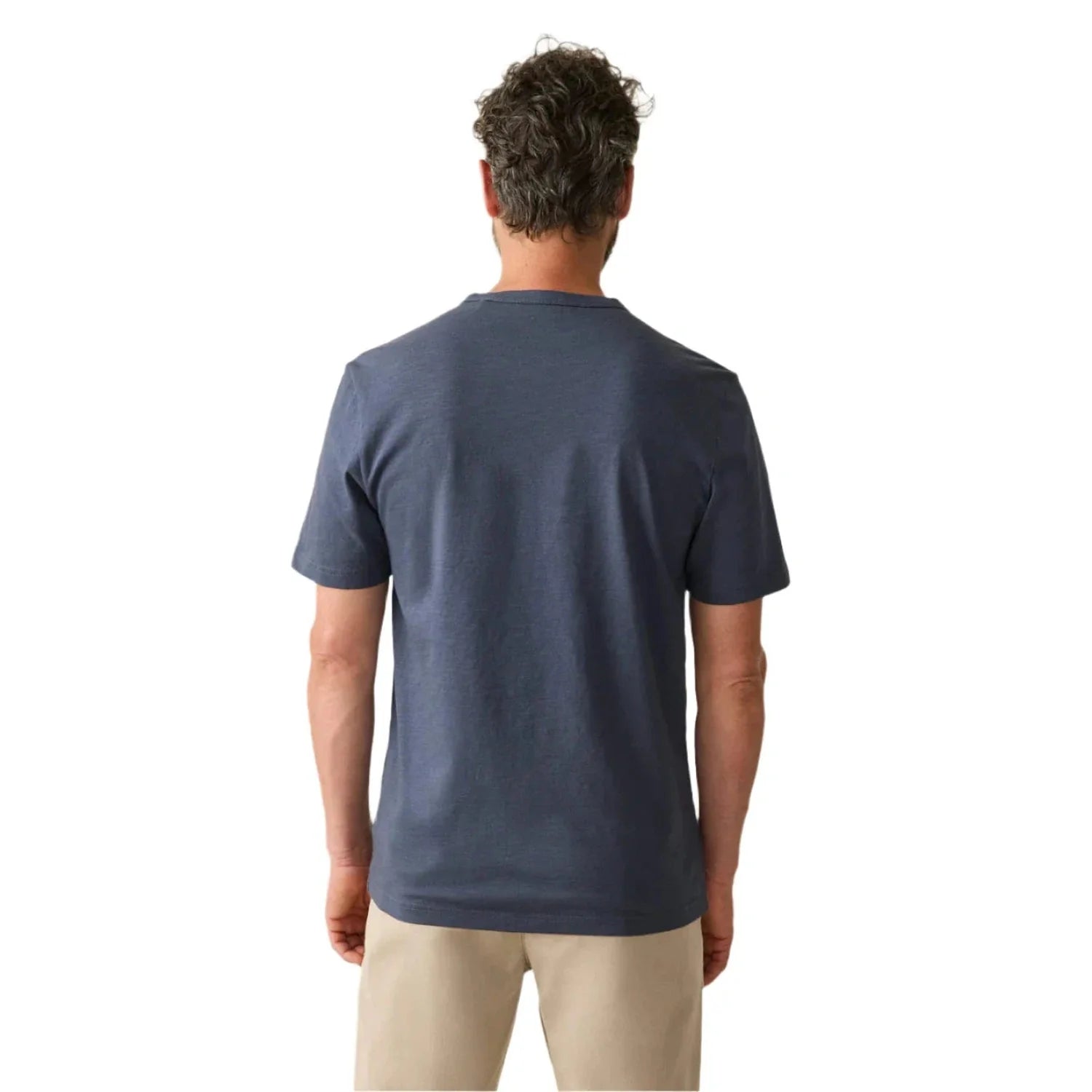 Faherty 01. MENS APPAREL - MENS SS SHIRTS - MENS SS CASUAL Sun-Washed Pocket Tee DUY DUNE NAVY