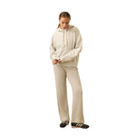 Faherty 02. WOMENS APPAREL - WOMENS HOODIES|SWEATERS - WOMENS PO HOODY Women's High Standard Fleece Hoodie LGH LIGHT GREY HEATHER