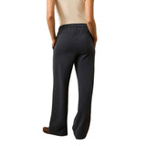 Faherty 02. WOMENS APPAREL - WOMENS PANTS - WOMENS PANTS LOUNGE Women's High Standard Fleece Wide Leg Sweatpant BLN BLUE NIGHTS