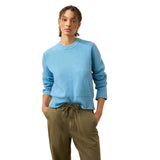 Faherty 02. WOMENS APPAREL - WOMENS HOODIES|SWEATERS - WOMENS PO SWEATERS Women's Jackson Crewneck Sweater LNB ICELAND BLUE