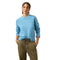 Faherty 02. WOMENS APPAREL - WOMENS HOODIES|SWEATERS - WOMENS PO SWEATERS Women's Jackson Crewneck Sweater LNB ICELAND BLUE