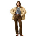 Faherty 02. WOMENS APPAREL - WOMENS PANTS - WOMENS PANTS CASUAL Women's Stretch Terry Patch Pocket Pant WAL WALNUT