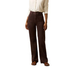 Faherty 02. WOMENS APPAREL - WOMENS PANTS - WOMENS PANTS CASUAL Women's Stretch Terry Patch Pocket Pant NBW NORTHERN BROWN