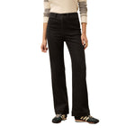 Faherty 02. WOMENS APPAREL - WOMENS PANTS - WOMENS PANTS CASUAL Women's Stretch Terry Patch Pocket Pant OYX ONYX BLACK