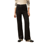 Faherty 02. WOMENS APPAREL - WOMENS PANTS - WOMENS PANTS CASUAL Women's Stretch Terry Patch Pocket Pant OYX ONYX BLACK