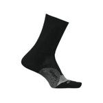 Feetures 06. SOCKS - MENS SOCKS - MENS SOCKS CREW Elite Light Cushion Mini Crew Socks BLACK (S24)