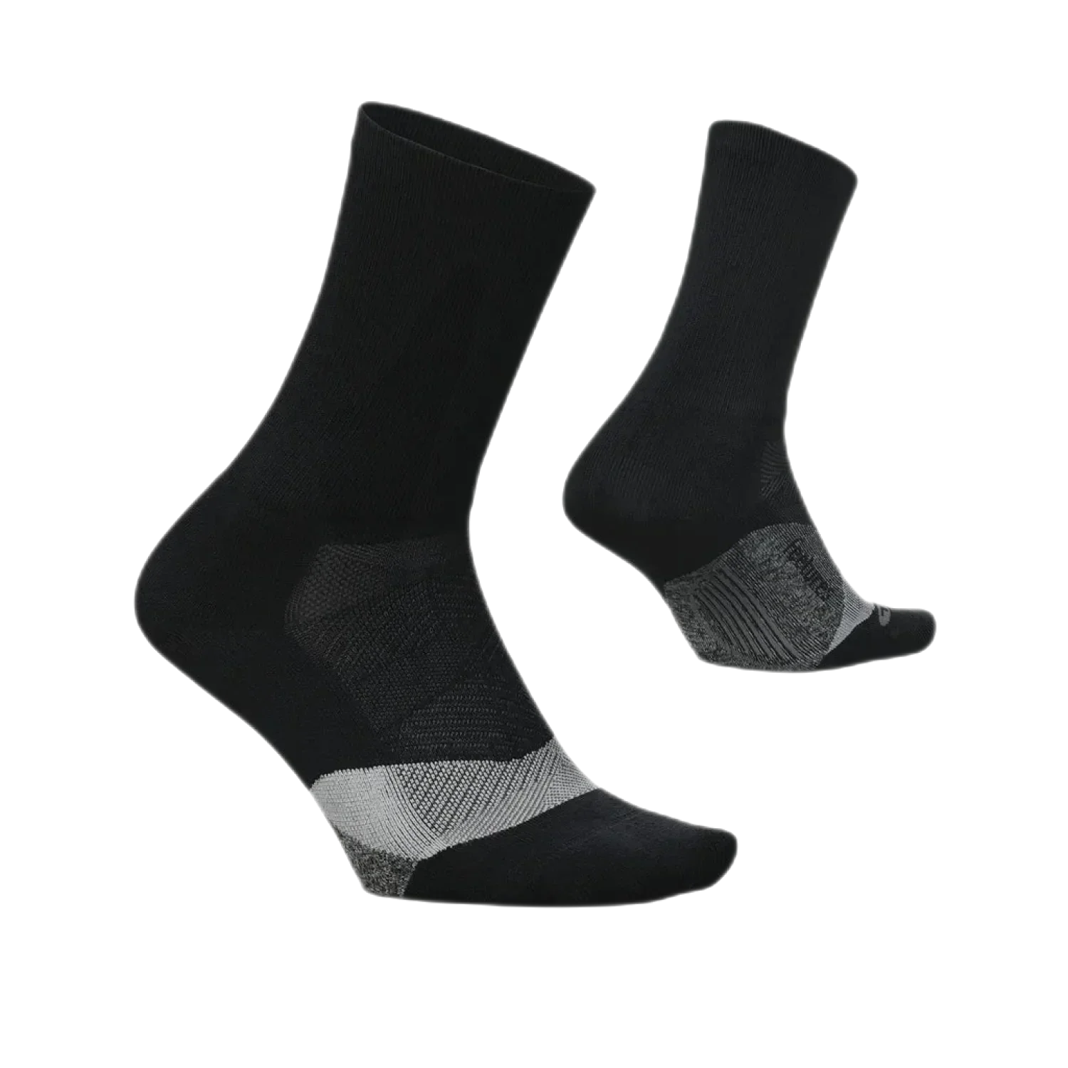 Feetures SOCKS - MENS SOCKS - MENS SOCKS CREW Elite Light Cushion Mini Crew Socks BLACK (S24)
