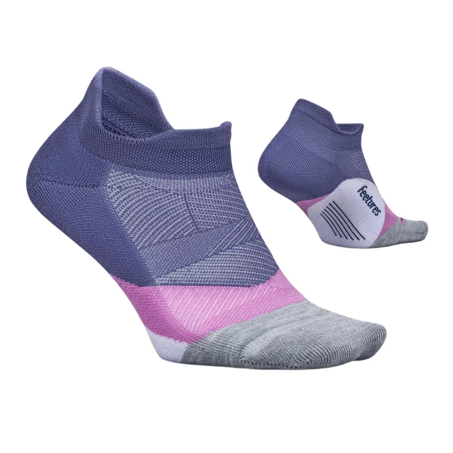 Feetures 06. SOCKS - MENS SOCKS - MENS SOCKS LOW Elite Light Cushion No Show Tab Socks FUTURE DUSK