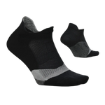 Feetures 06. SOCKS - MENS SOCKS - MENS SOCKS LOW Elite Light Cushion No Show Tab Socks BLACK