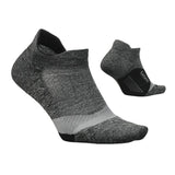 Feetures 06. SOCKS - MENS SOCKS - MENS SOCKS LOW Elite Light Cushion No Show Tab Socks GRAY