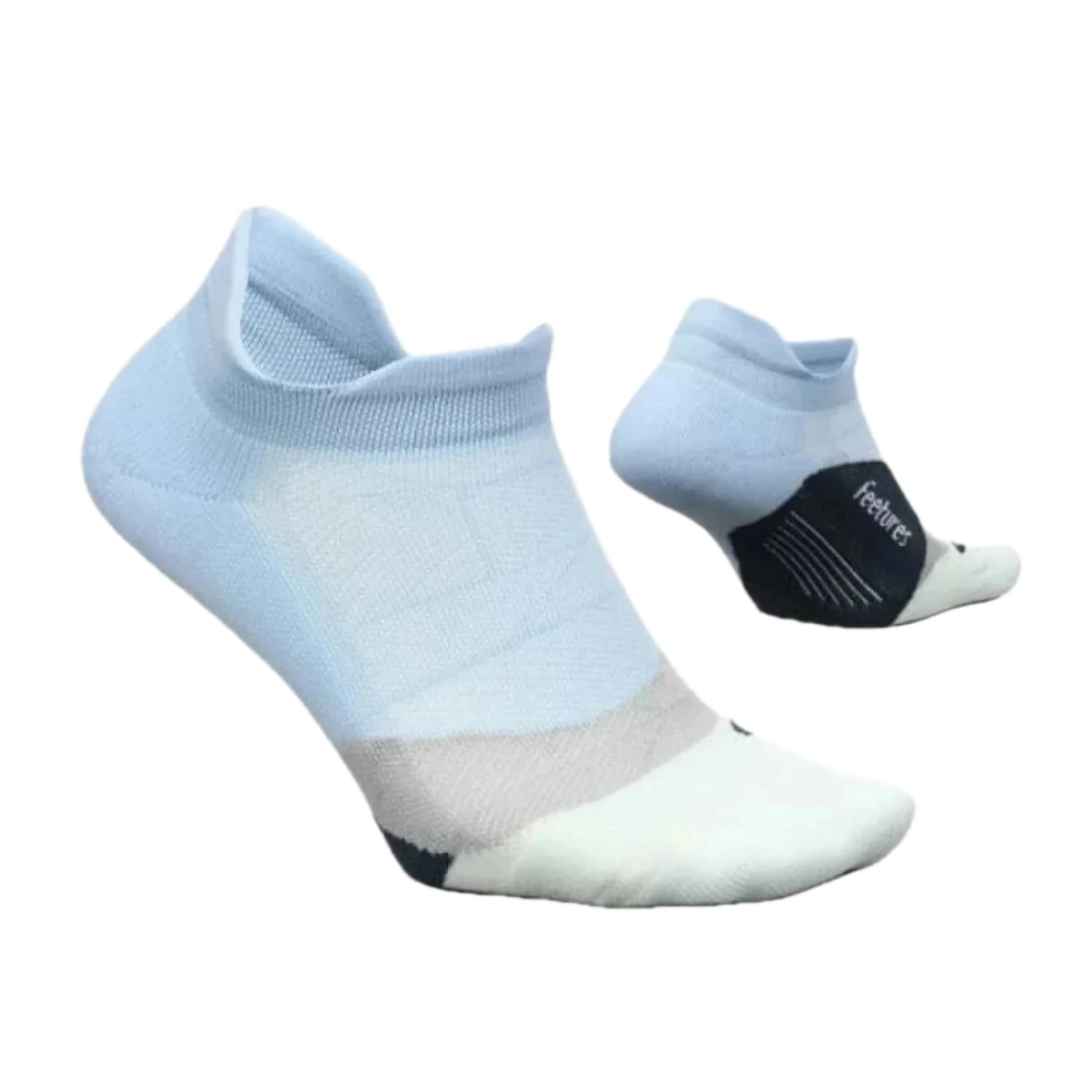 Feetures 06. SOCKS - MENS SOCKS - MENS SOCKS LOW Elite Light Cushion No Show Tab Socks ATMOSPHERIC BLUE