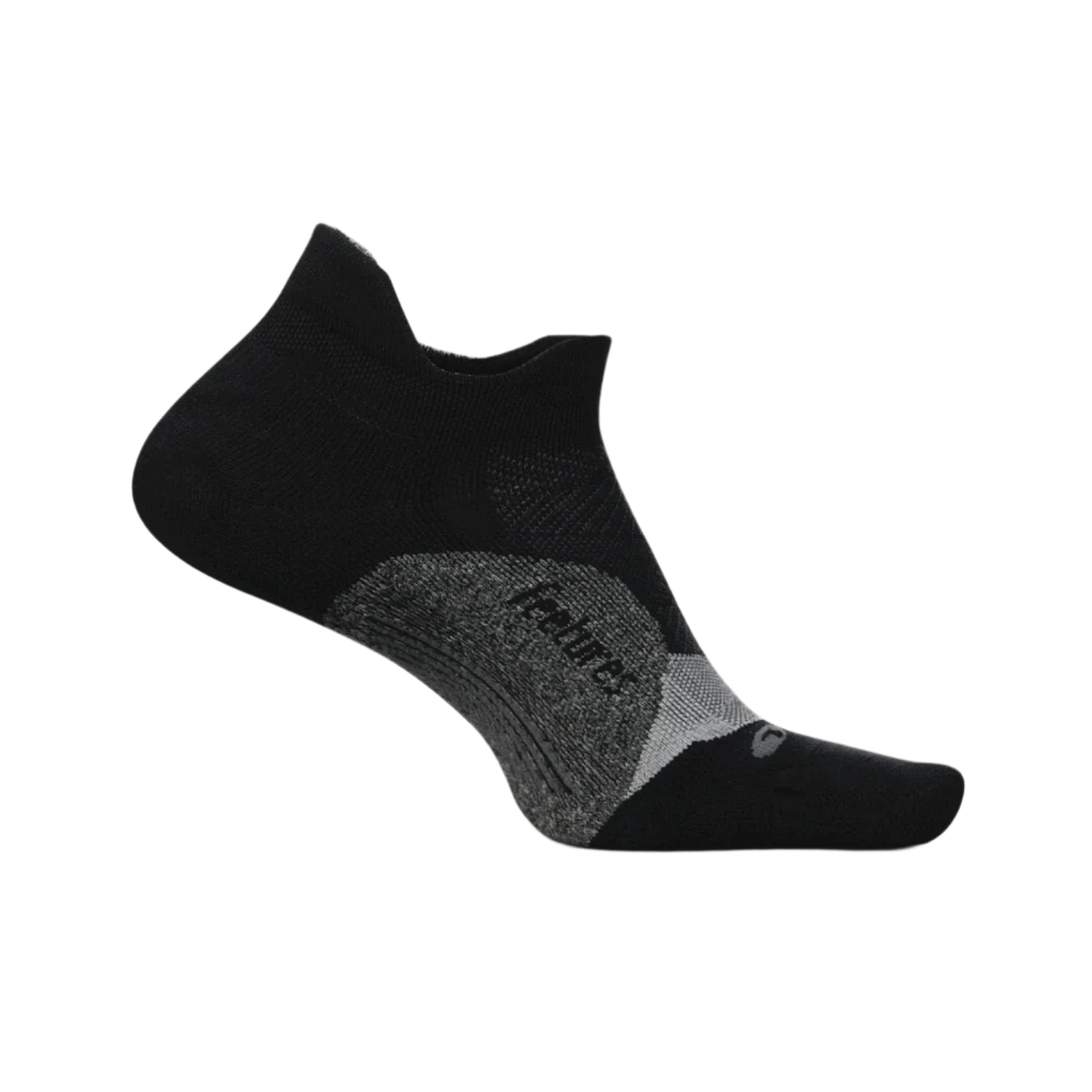 Feetures 06. SOCKS - MENS SOCKS - MENS SOCKS LOW Elite Light Cushion No Show Tab Socks BLACK