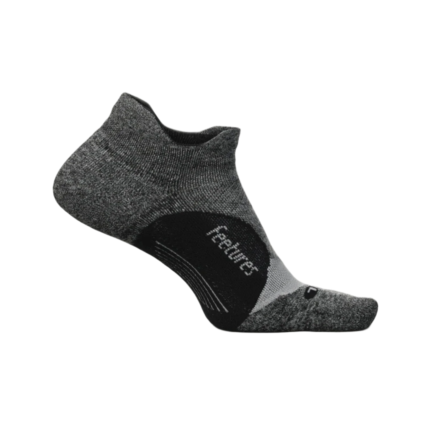 Feetures 06. SOCKS - MENS SOCKS - MENS SOCKS LOW Elite Light Cushion No Show Tab Socks GRAY