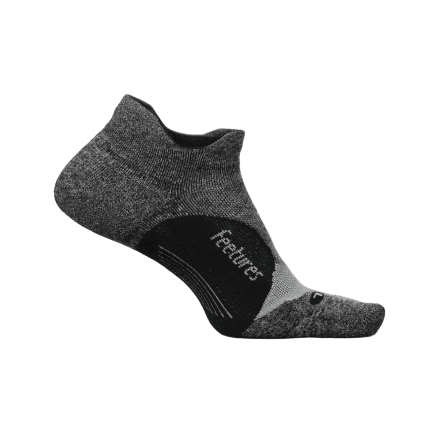 Feetures 06. SOCKS - MENS SOCKS - MENS SOCKS LOW Elite Light Cushion No Show Tab Socks GRAY