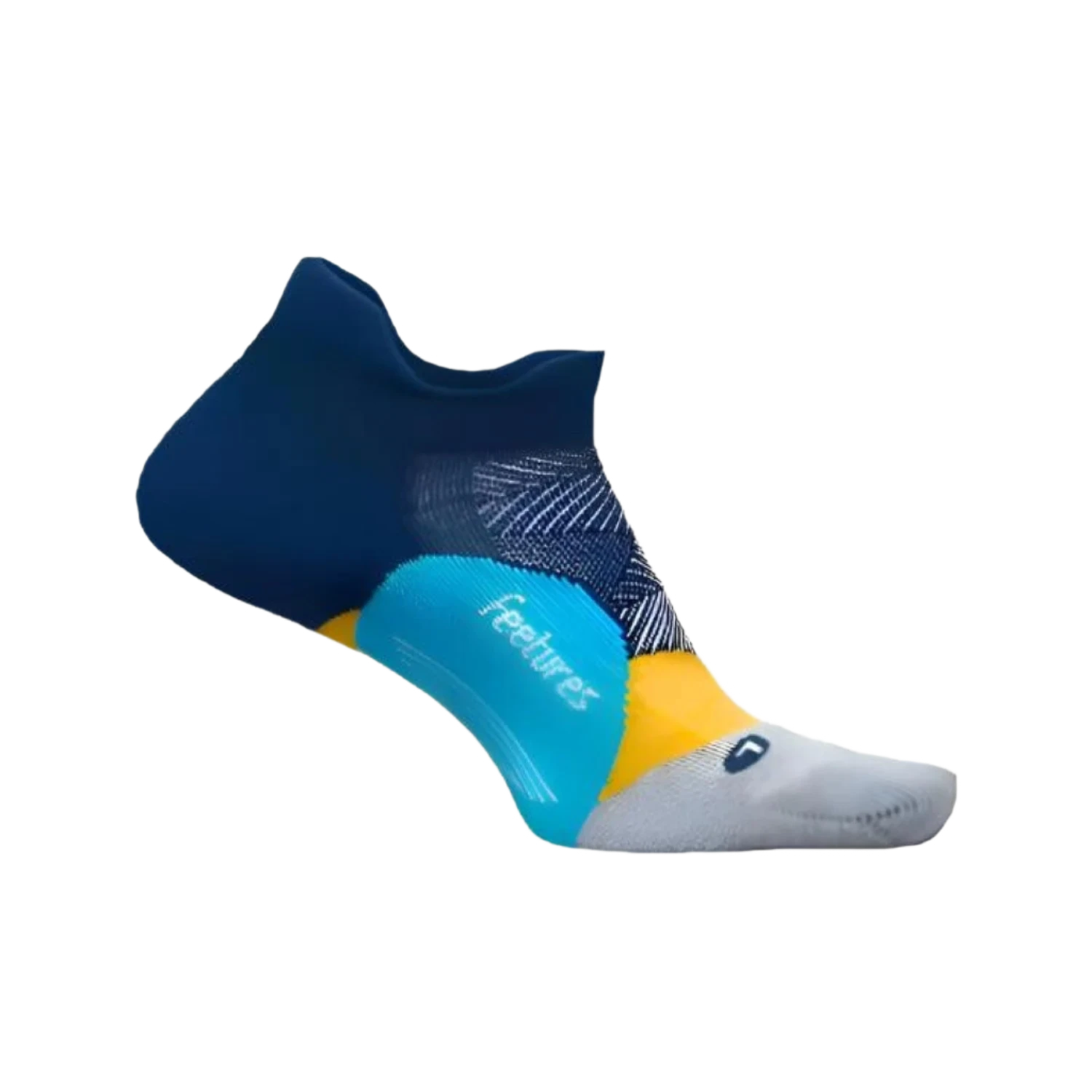 Feetures 06. SOCKS - MENS SOCKS - MENS SOCKS LOW Elite Light Cushion No Show Tab Socks NITRO NAVY