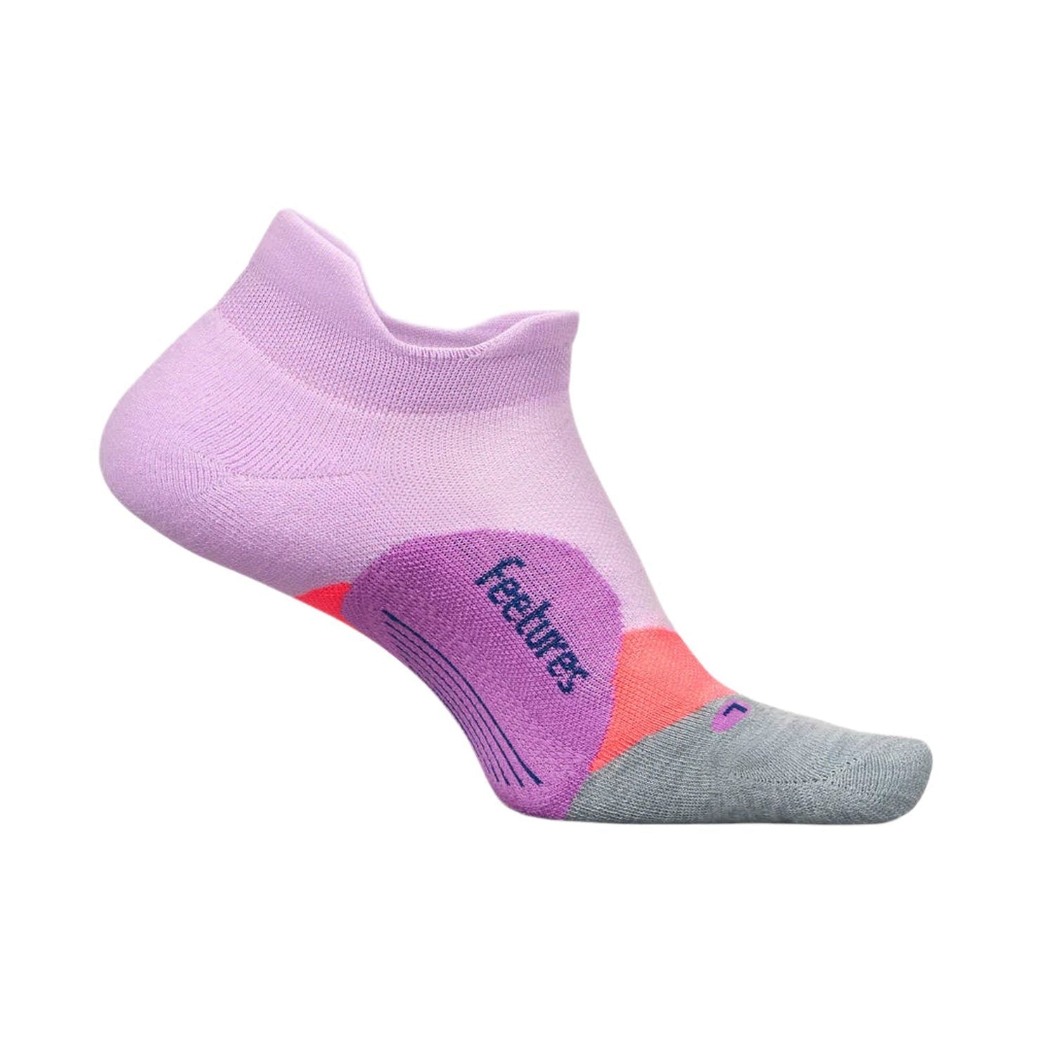 Feetures 06. SOCKS - MENS SOCKS - MENS SOCKS LOW Elite Light Cushion No Show Tab Socks ORCHID SUNSET