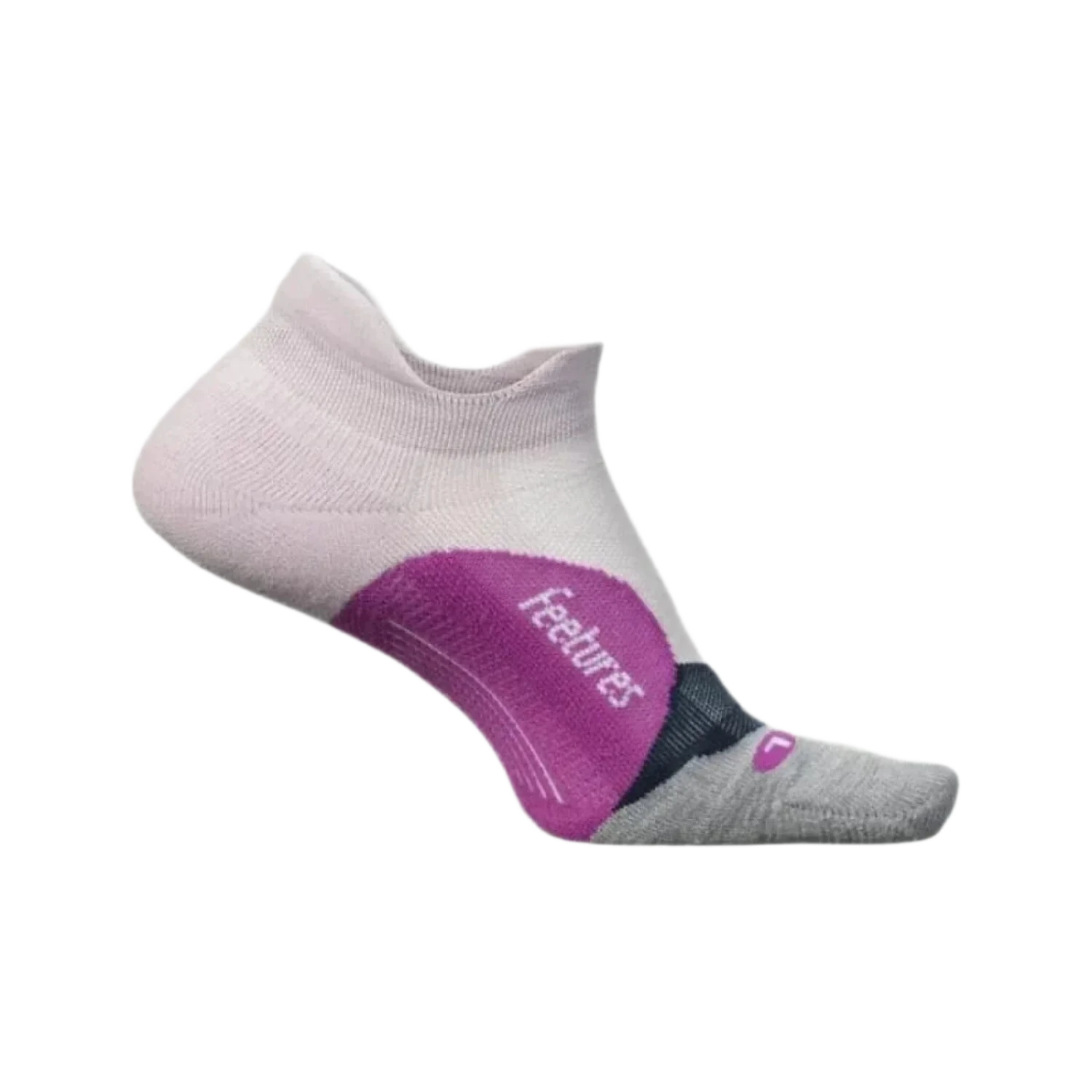 Feetures 06. SOCKS - MENS SOCKS - MENS SOCKS LOW Elite Light Cushion No Show Tab Socks VIRTUAL LILAC