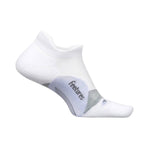 Feetures 06. SOCKS - MENS SOCKS - MENS SOCKS LOW Elite Light Cushion No Show Tab Socks WHITE LILATECH