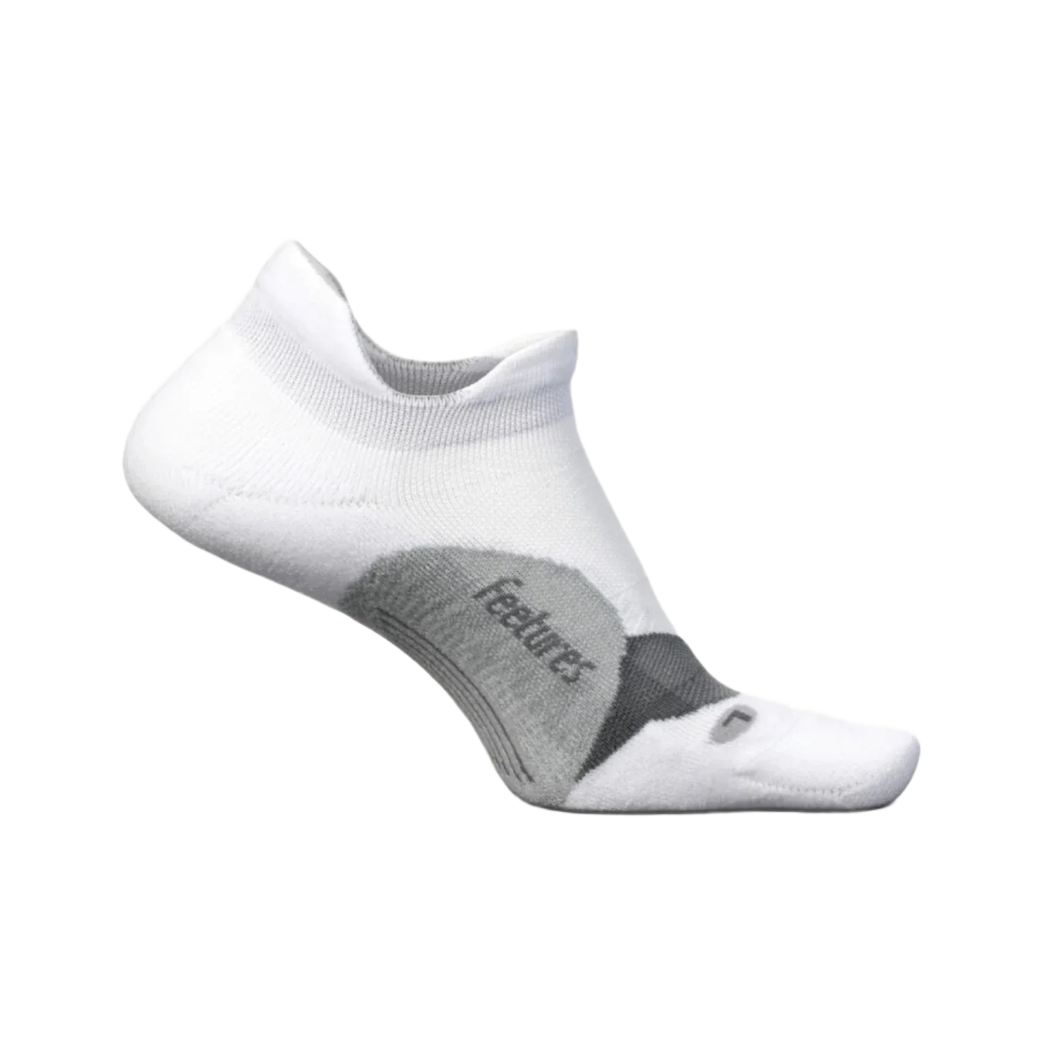 Feetures 06. SOCKS - MENS SOCKS - MENS SOCKS LOW Elite Light Cushion No Show Tab Socks WHITE