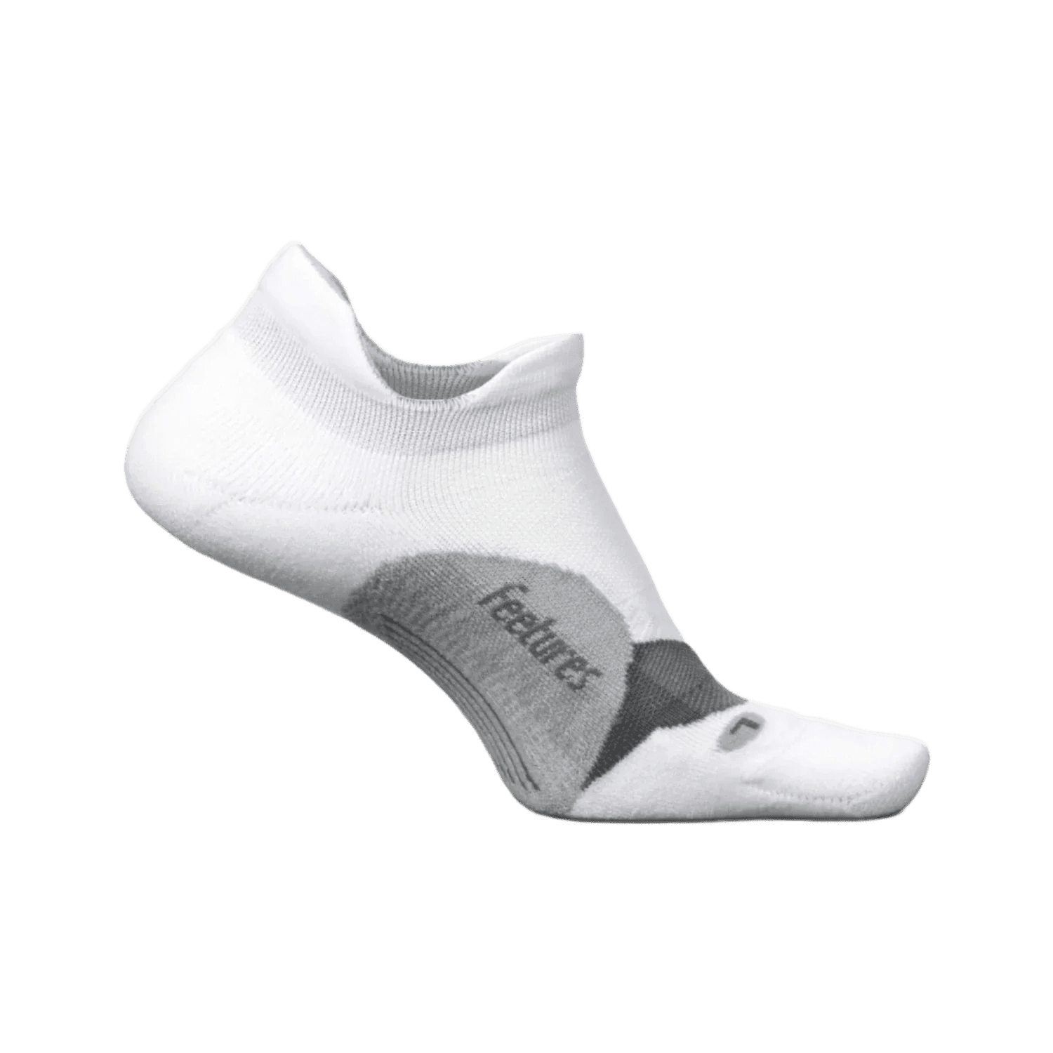 Feetures 06. SOCKS - MENS SOCKS - MENS SOCKS LOW Elite Light Cushion No Show Tab Socks WHITE