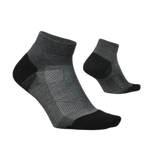 Feetures 06. SOCKS - MENS SOCKS - MENS SOCKS CREW Elite Max Cushion Low Cut Socks GRAY