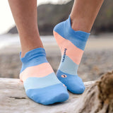 Feetures 06. SOCKS - MENS SOCKS - MENS SOCKS LOW Elite Ultra Light No Show Tab Socks BLUE BURST