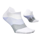 Feetures 06. SOCKS - MENS SOCKS - MENS SOCKS LOW Elite Ultra Light No Show Tab Socks WHITE LILATECH