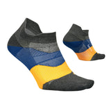 Feetures 06. SOCKS - MENS SOCKS - MENS SOCKS LOW Elite Ultra Light No Show Tab Socks IRON SEAL