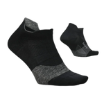 Feetures 06. SOCKS - MENS SOCKS - MENS SOCKS LOW Elite Ultra Light No Show Tab Socks BLACK