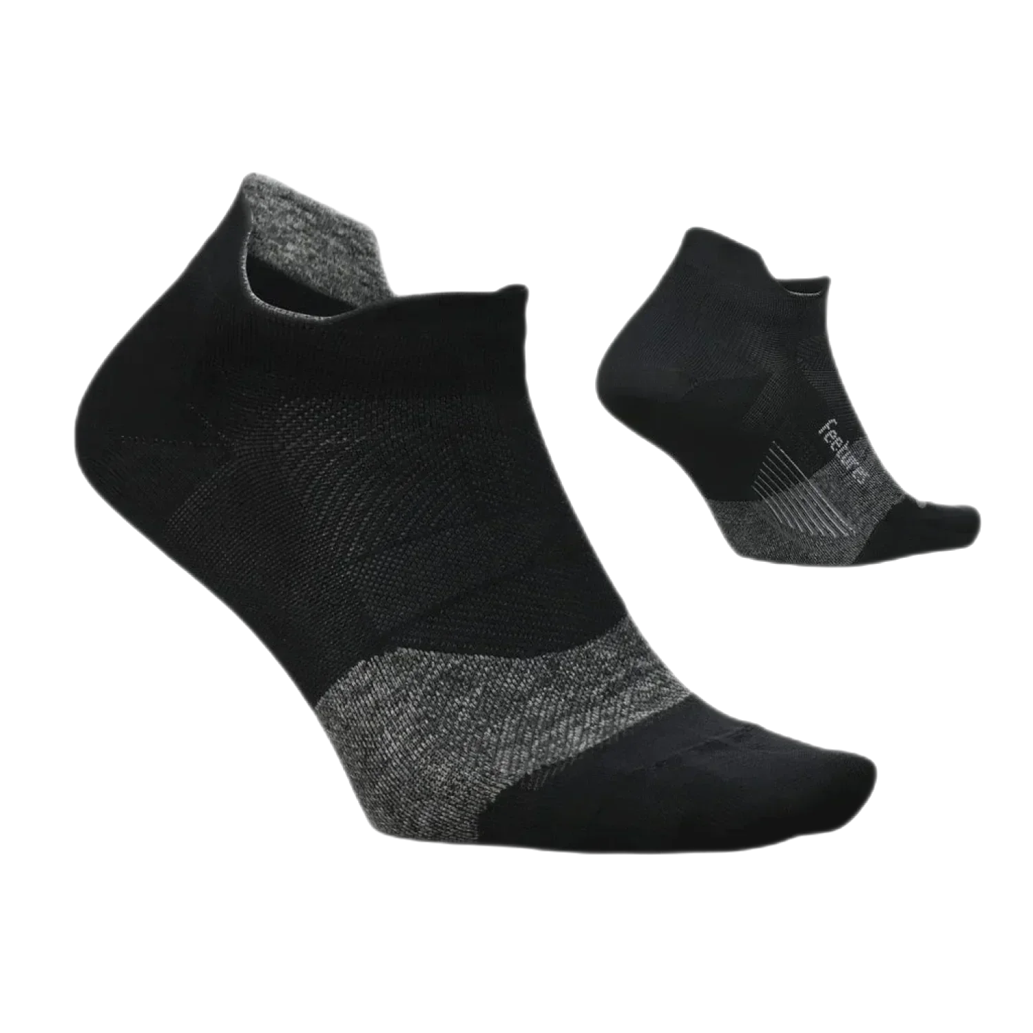 Feetures 06. SOCKS - MENS SOCKS - MENS SOCKS LOW Elite Ultra Light No Show Tab Socks BLACK (S24)