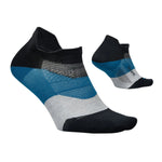 Feetures 06. SOCKS - MENS SOCKS - MENS SOCKS LOW Elite Ultra Light No Show Tab Socks BLACK SEA