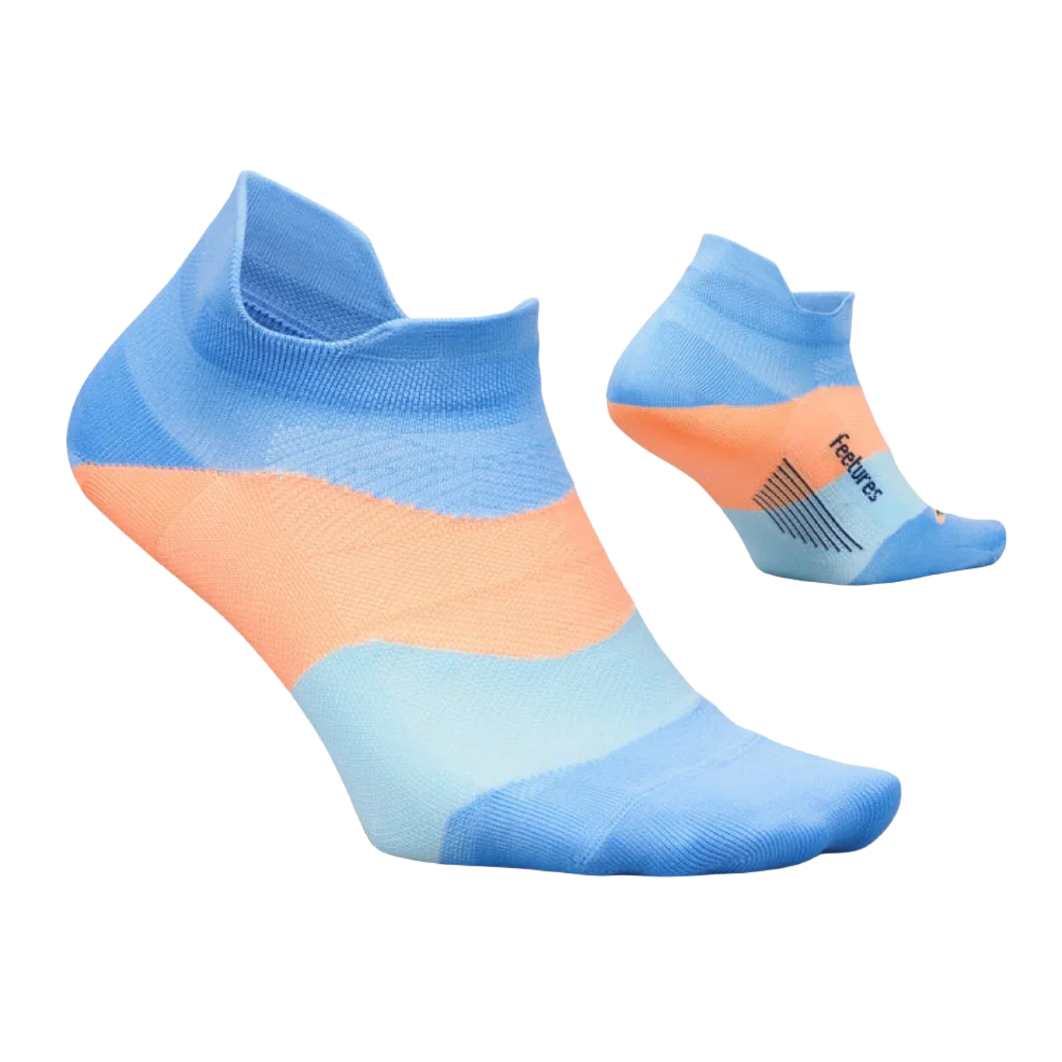 Feetures 06. SOCKS - MENS SOCKS - MENS SOCKS LOW Elite Ultra Light No Show Tab Socks BLUE BURST