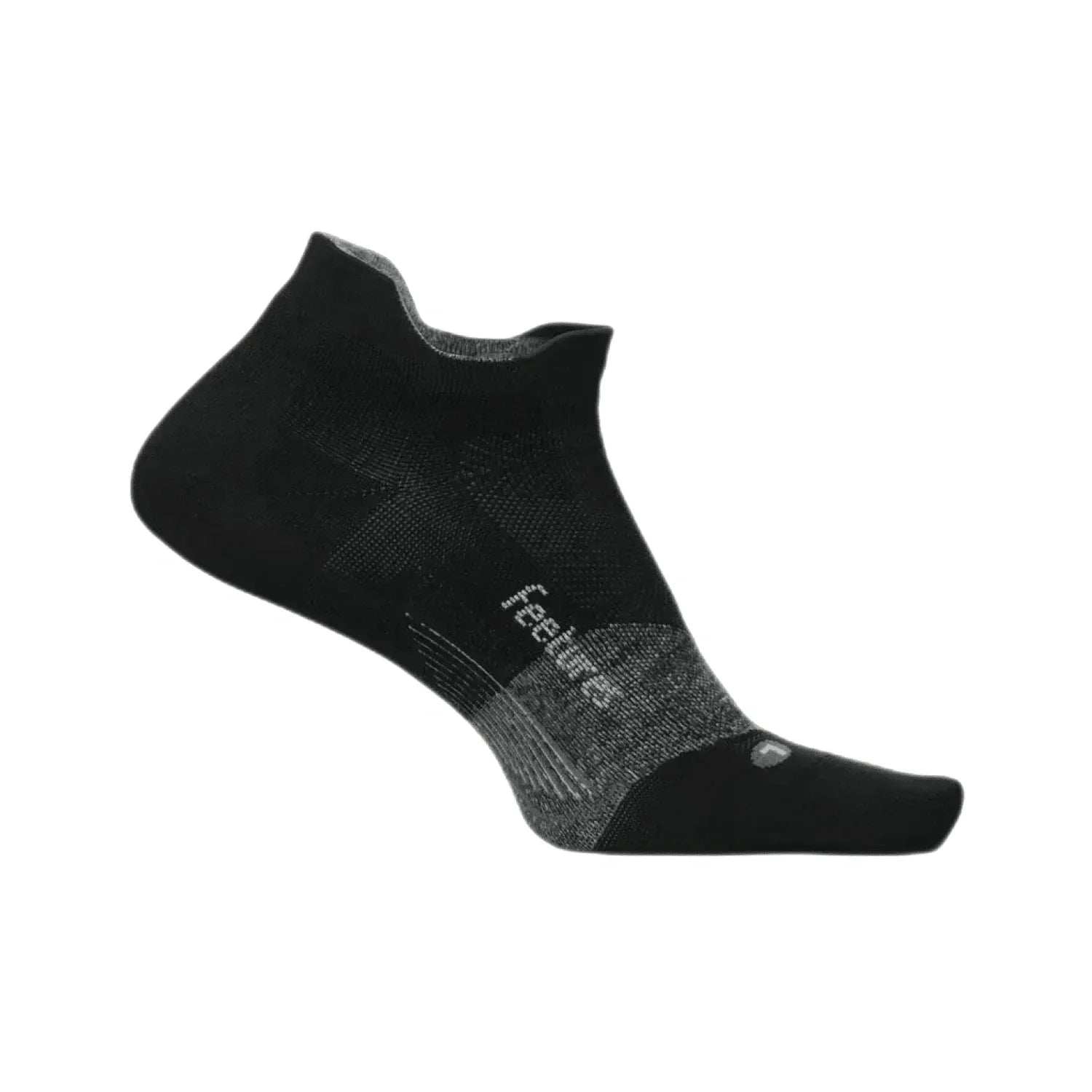 Feetures 06. SOCKS - MENS SOCKS - MENS SOCKS LOW Elite Ultra Light No Show Tab Socks BLACK