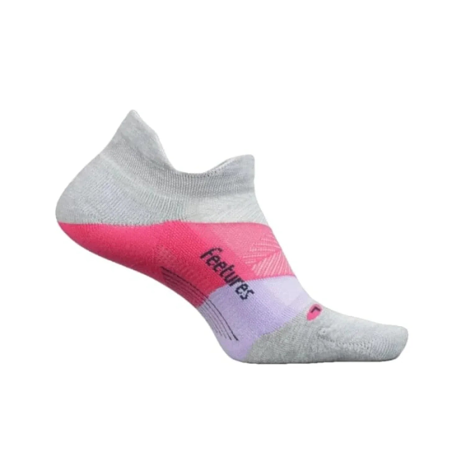 Feetures 06. SOCKS - MENS SOCKS - MENS SOCKS LOW Elite Ultra Light No Show Tab Socks GRADUAL GRAY