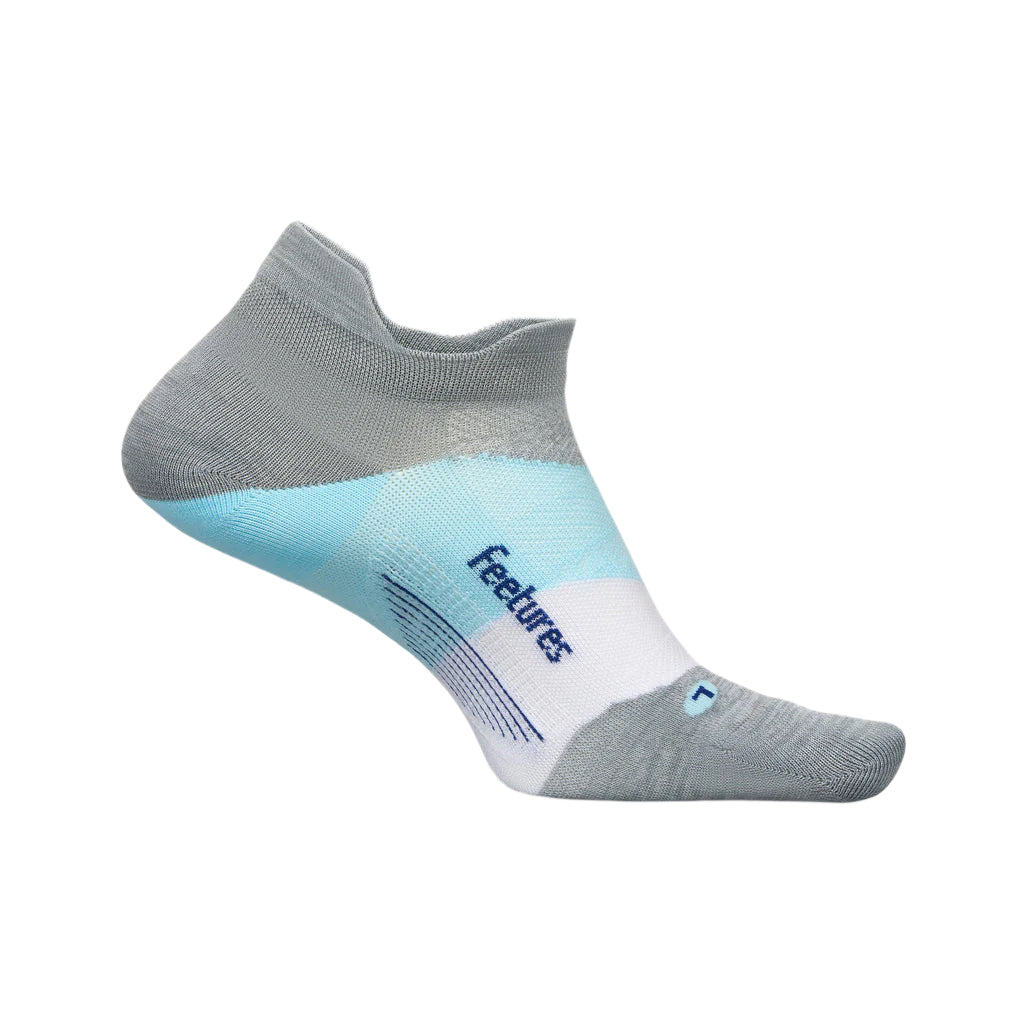 Feetures 06. SOCKS - MENS SOCKS - MENS SOCKS LOW Elite Ultra Light No Show Tab Socks GRAY SKY