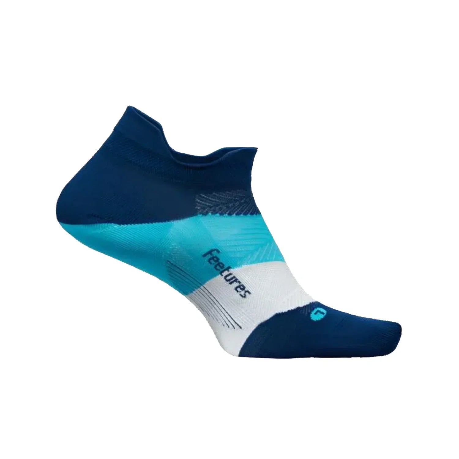 Feetures 06. SOCKS - MENS SOCKS - MENS SOCKS LOW Elite Ultra Light No Show Tab Socks NITRO NAVY