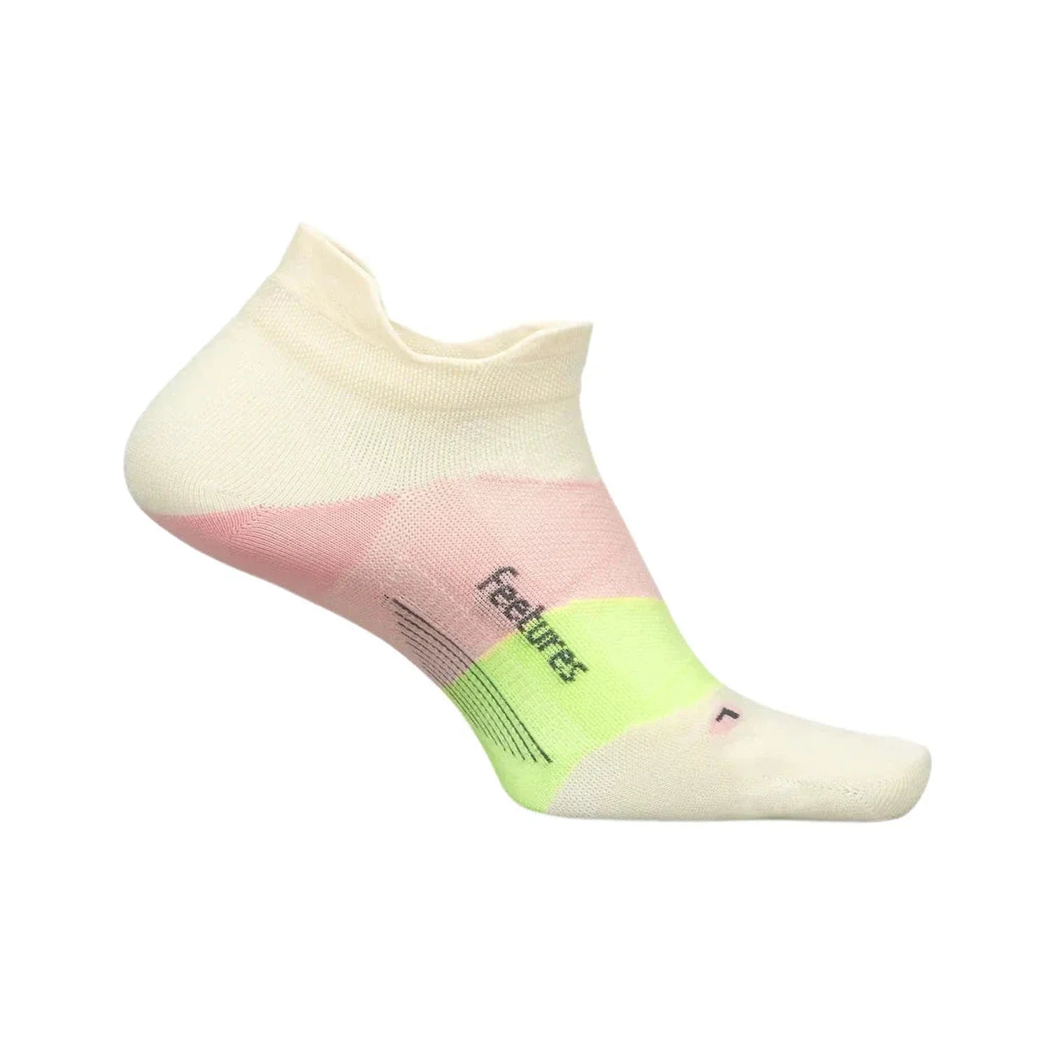 Feetures 06. SOCKS - MENS SOCKS - MENS SOCKS LOW Elite Ultra Light No Show Tab Socks SANDY MELON