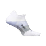 Feetures 06. SOCKS - MENS SOCKS - MENS SOCKS LOW Elite Ultra Light No Show Tab Socks WHITE LILATECH