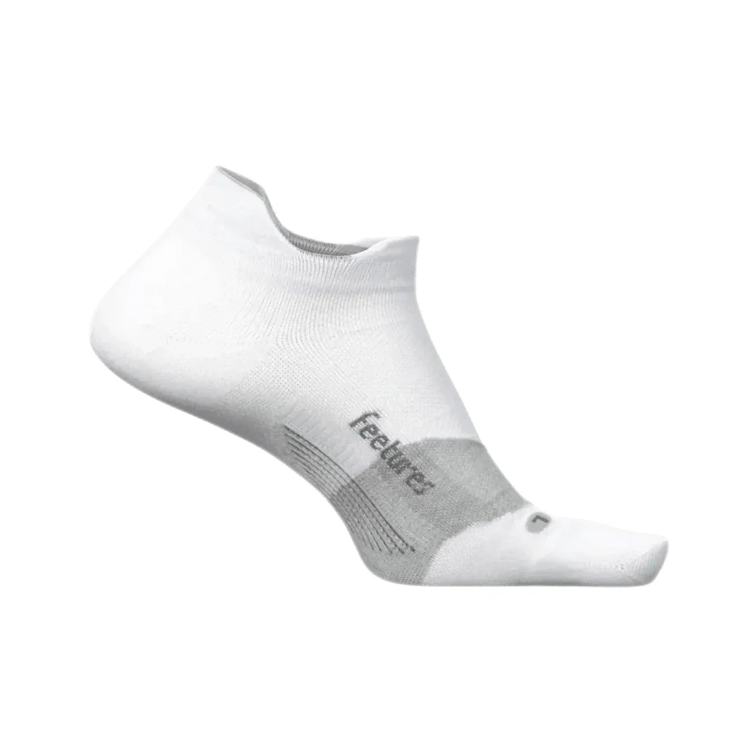 Feetures 06. SOCKS - MENS SOCKS - MENS SOCKS LOW Elite Ultra Light No Show Tab Socks WHITE