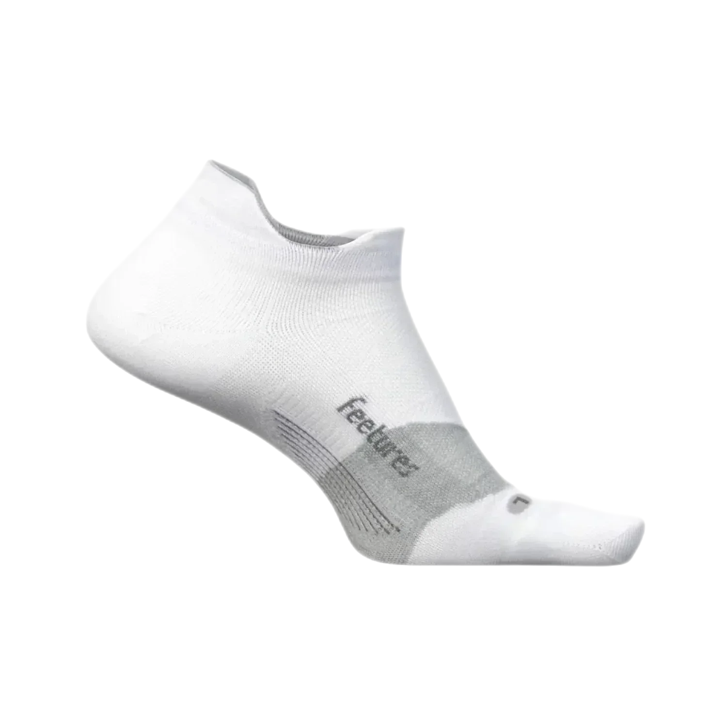 Feetures 06. SOCKS - MENS SOCKS - MENS SOCKS LOW Elite Ultra Light No Show Tab Socks WHITE