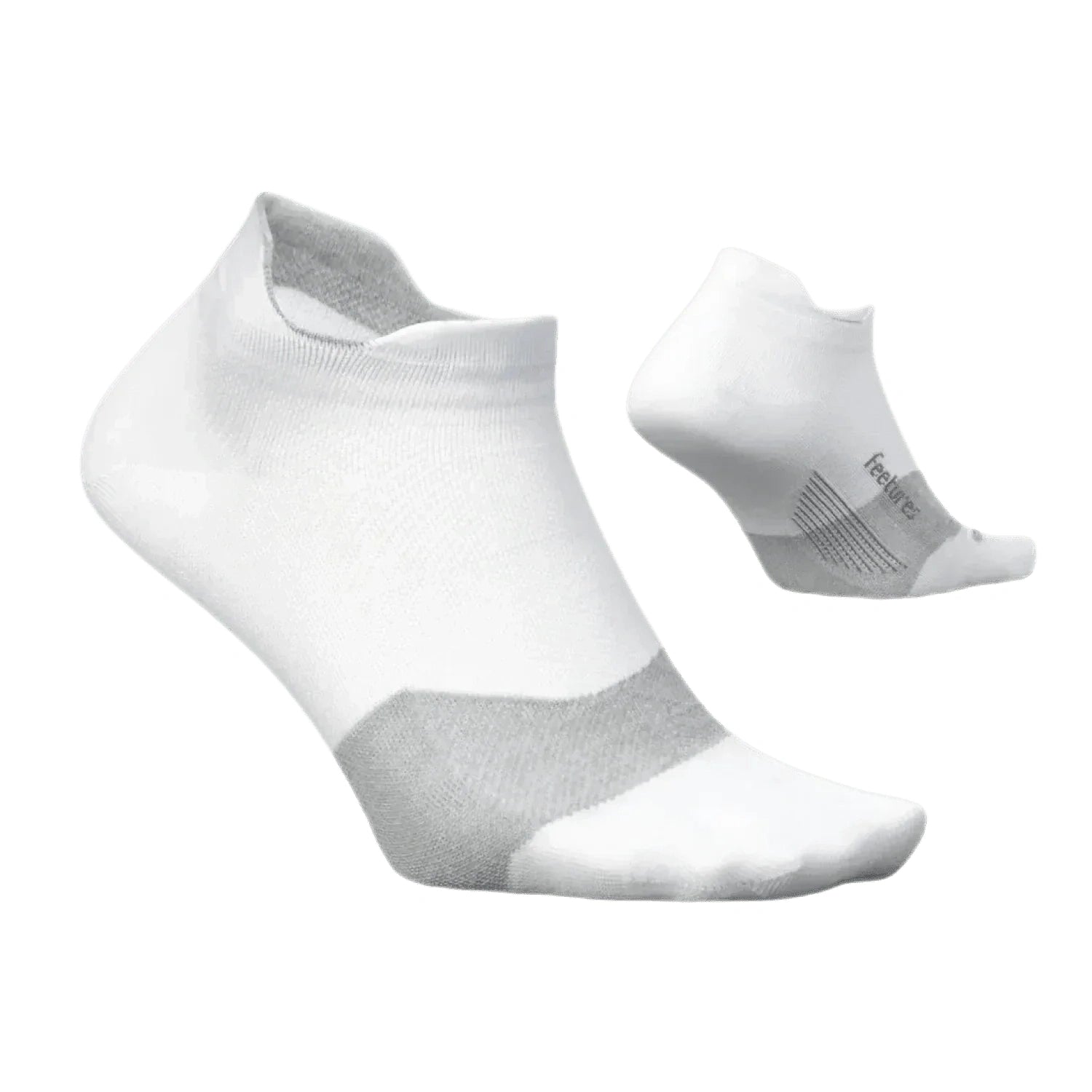 Feetures 06. SOCKS - WOMENS SOCKS - WOMENS SOCKS LOW Elite Ultra Light No Show Tab Socks WHITE