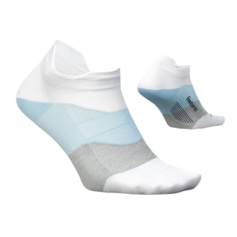 Feetures 19. SOCKS Elite Ultra Light No Show Tab Socks WHITE SKY