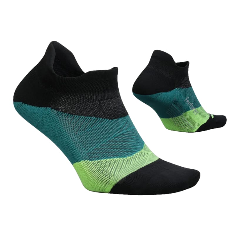 Feetures 19. SOCKS Elite Ultra Light No Show Tab Solid Socks BUST OUT BLACK