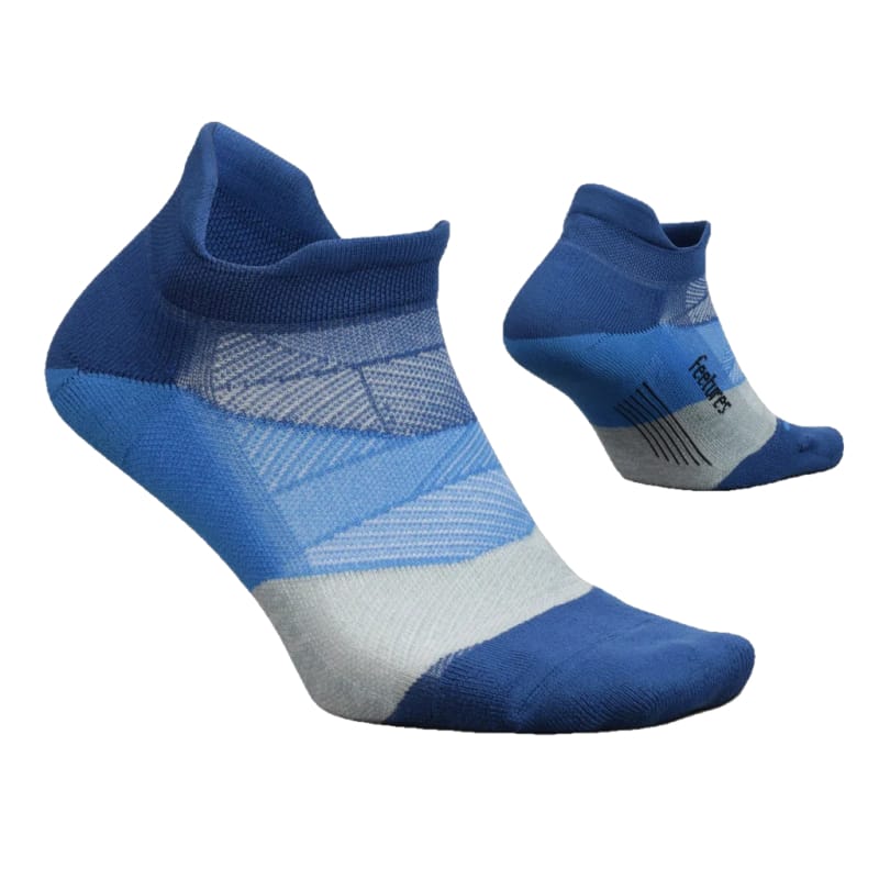 Feetures 19. SOCKS Elite Ultra Light No Show Tab Solid Socks BUCKLE UP BLUE