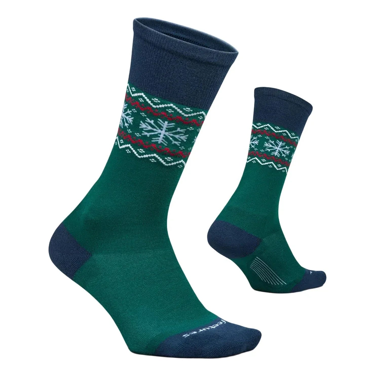 Feetures 06. SOCKS - MENS SOCKS - MENS SOCKS LOW Lightweight Max Cush Crew EVERGREEN