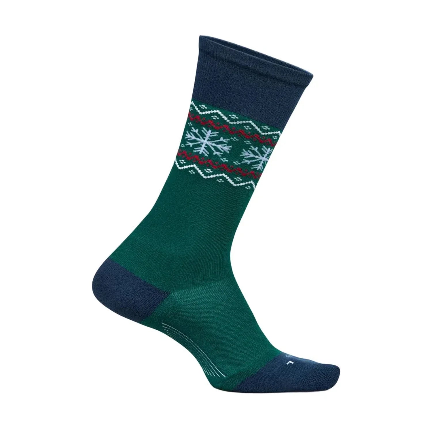 Feetures 06. SOCKS - MENS SOCKS - MENS SOCKS LOW Lightweight Max Cush Crew EVERGREEN