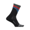 Feetures 06. SOCKS - MENS SOCKS - MENS SOCKS CREW Men's Elite Light Cushion Mini Crew Socks RETROGRADE BLACK