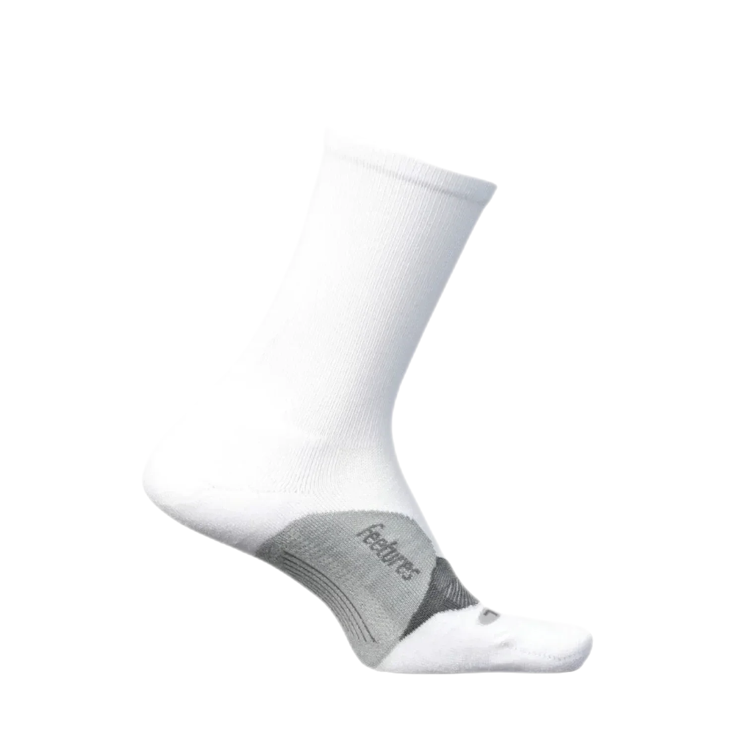 Feetures 06. SOCKS - MENS SOCKS - MENS SOCKS CREW Men's Elite Light Cushion Mini Crew Socks WHITE (S24)