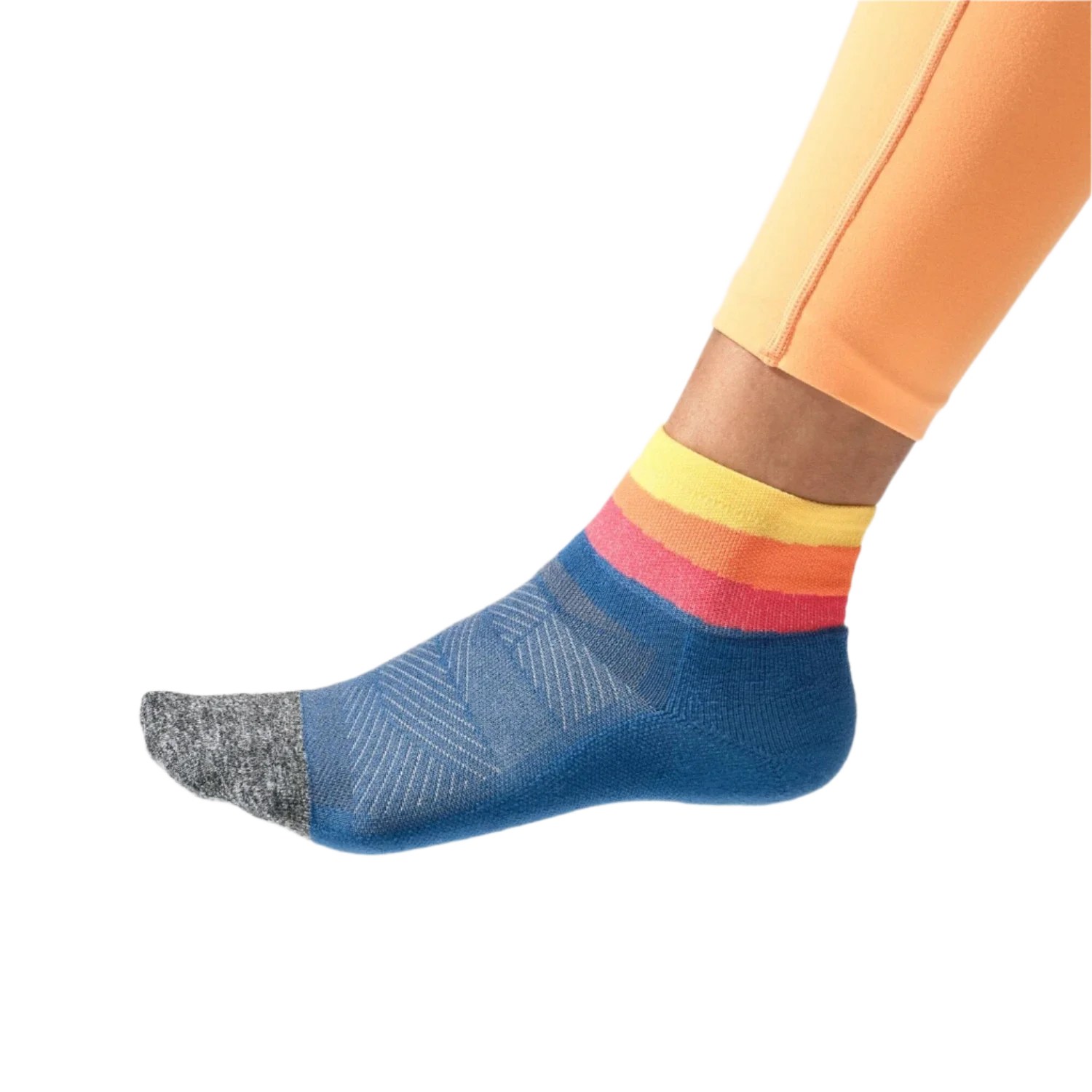 Feetures 06. SOCKS - MENS SOCKS - MENS SOCKS CREW Men's Elite Light Cushion Quarter SOLAR ASCENT